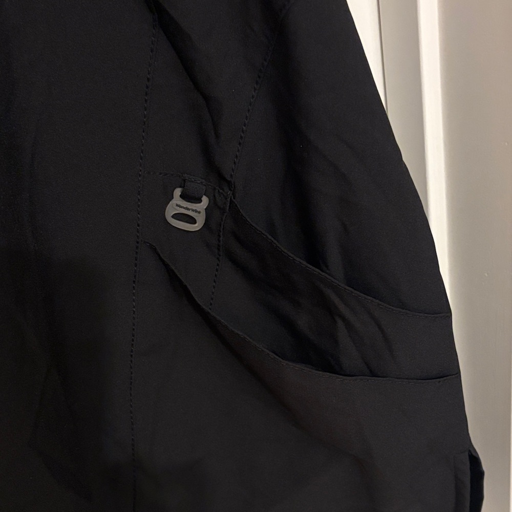 Women’s Black V-Neck Scrub Top - Picture 7 of 12